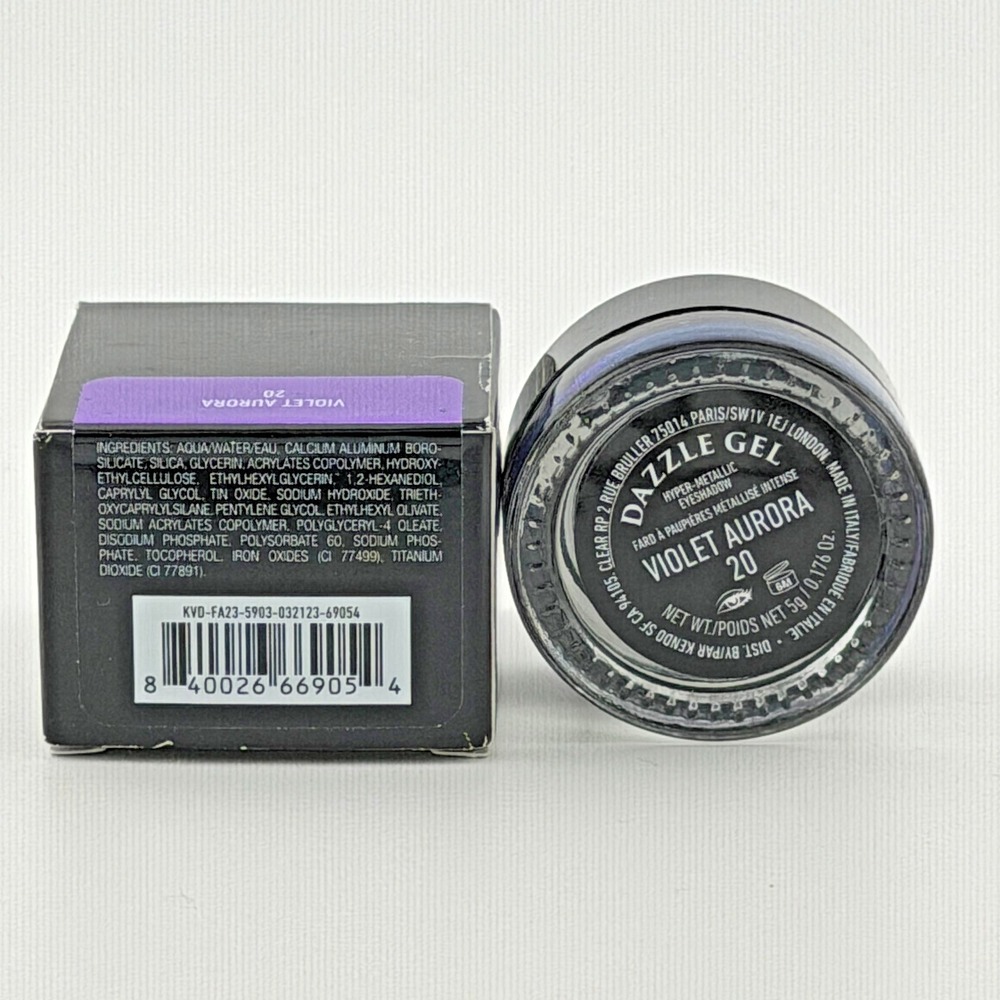 Kat Von D - Dazzle Gel Hyper Metallic Eyeshadow - #20 Violet Aurora - 0.176 Oz - Picture 4 of 5